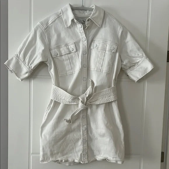 marissa webb shirt dress Marissa Webb Emmerson Shirt Dress in White NWT Size Small